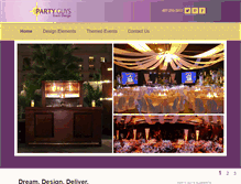 Tablet Screenshot of partyguysinc.com